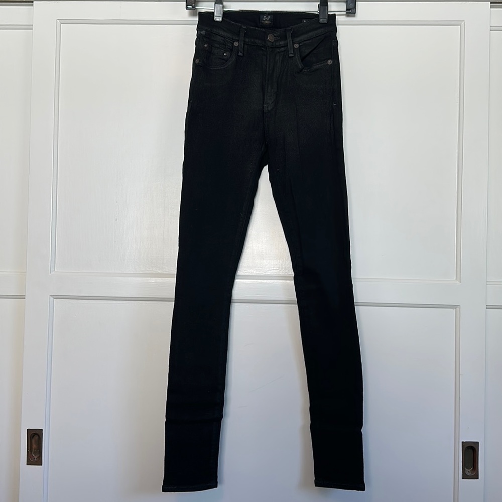 Citizens of Humanity. Rocket High Rise Skinny Jean. Black. 25